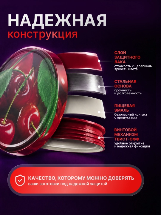 Крышки для банок винтовые, крышки для консервирования