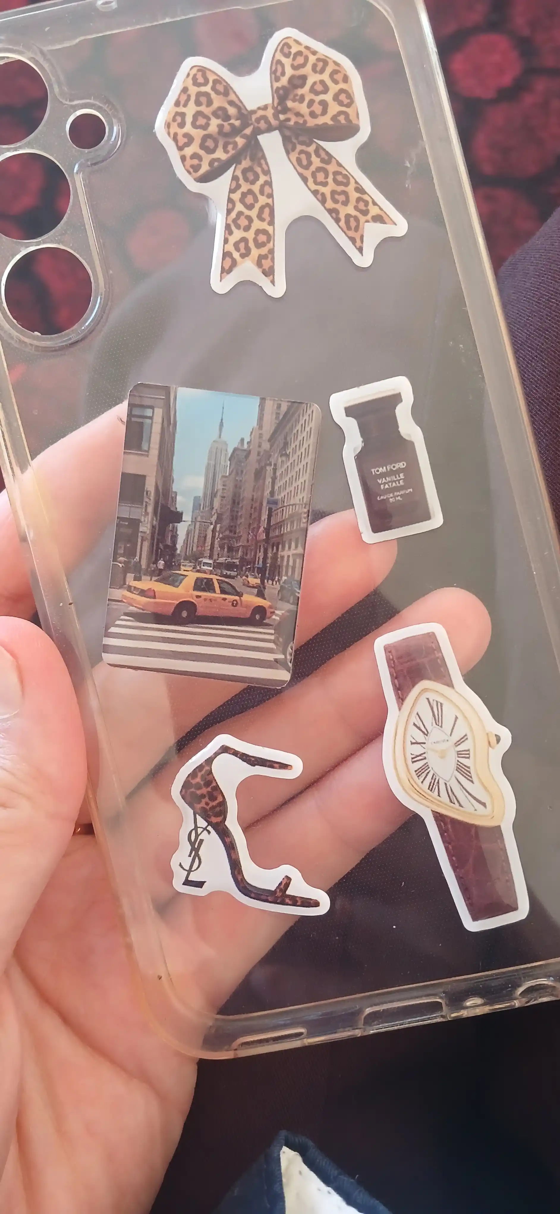 Telefon, iPhone, noutbuk va quloqchinlar uchun 3D stiker stikeri