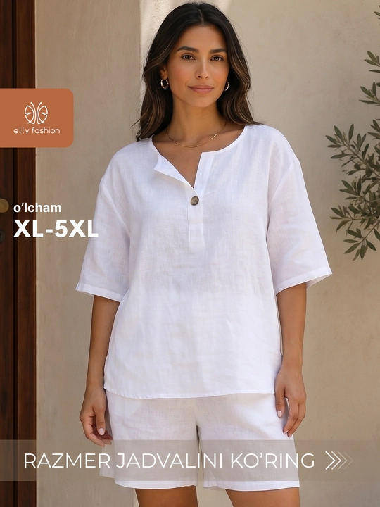 Ayollar yozgi kostyum-dvoyka, kundalik to‘plam — EllyFashion - 