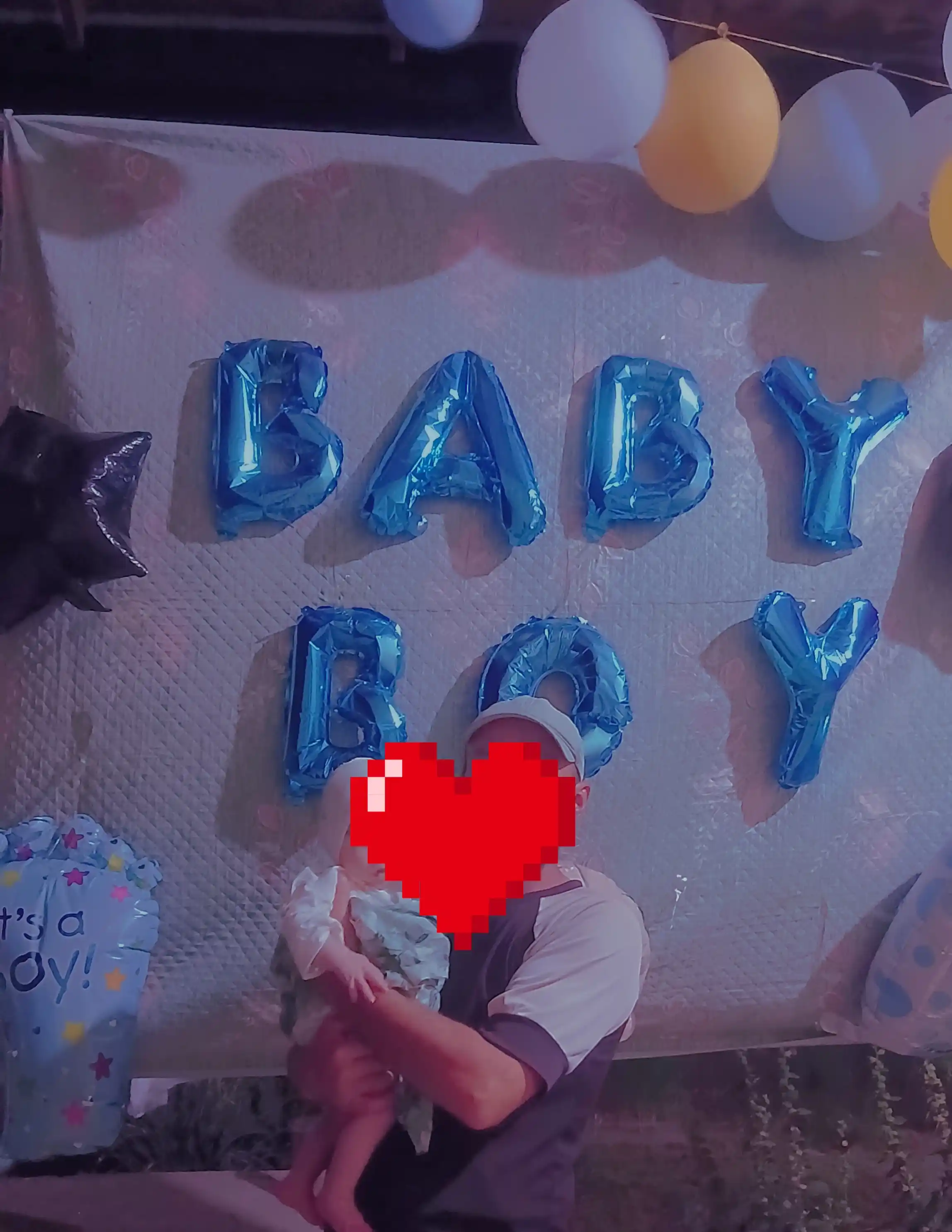 Воздушный шар из фольги BABY BOY и BABY GIRL, комплект для гендерной вечеринки и роддома