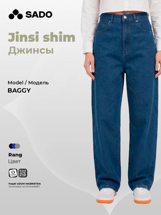 Ayollar uchun BAGGY SADO jinsi shimlari - 
