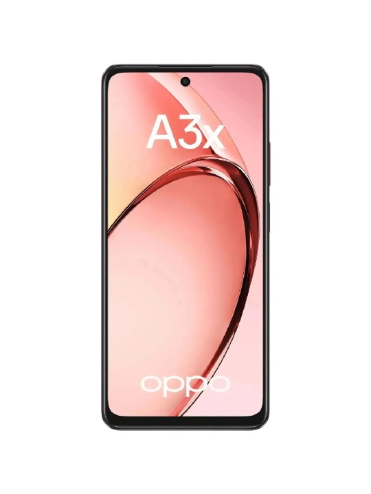 Smartfon OPPO A3x 4/128GB Red, 6.67" 90Hz, 5100mAh, 45W, harbiy standart, kafolatli