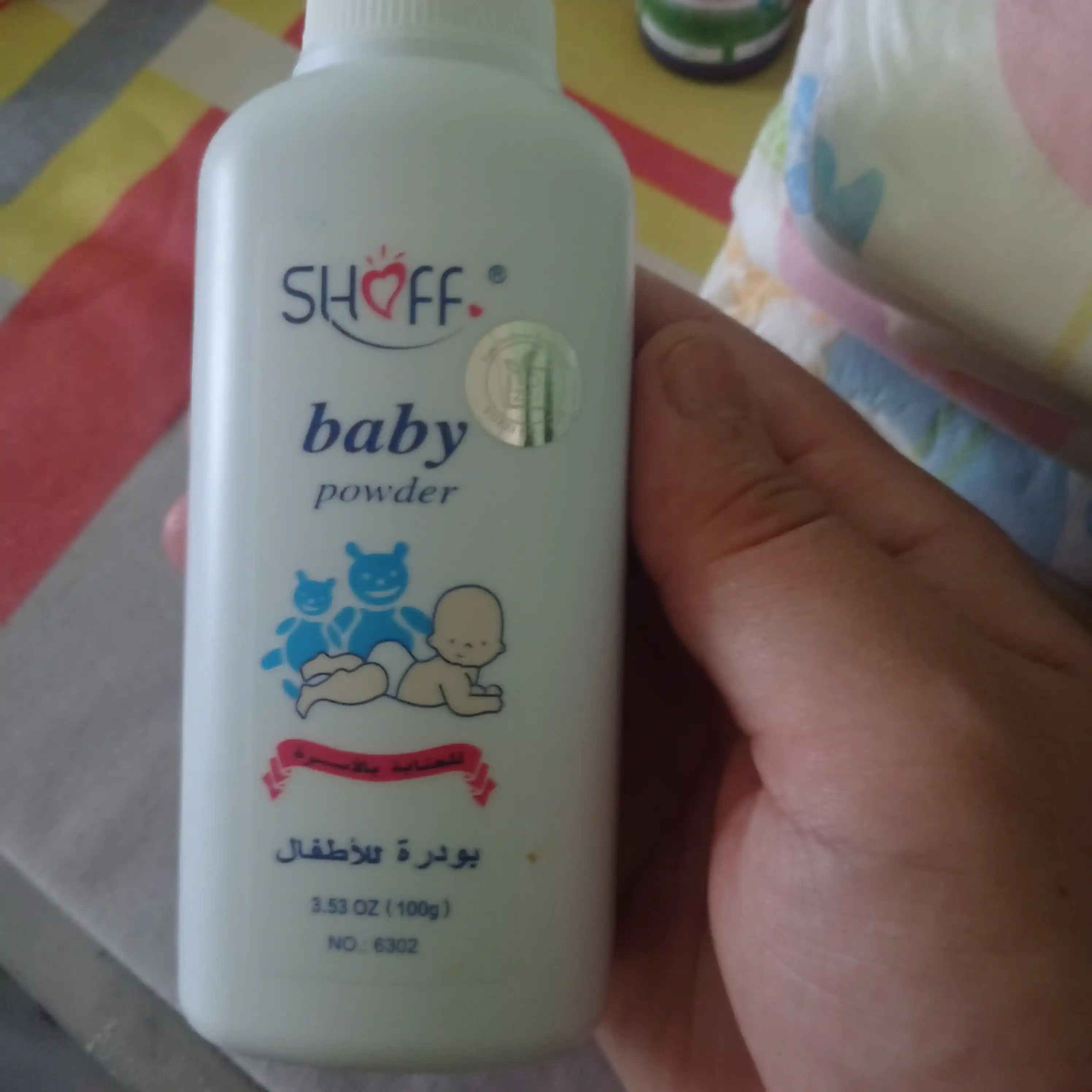 Детская присыпка Shoff Baby Powder, гипоаллергенная, 100 г
