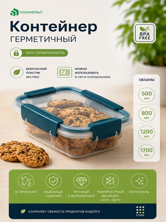 Герметичный контейнер Butterfly Bright - 