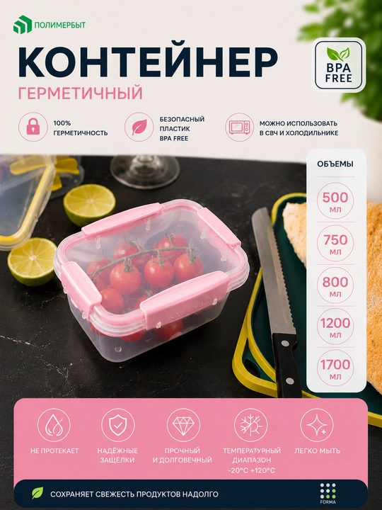 Герметичный контейнер Butterfly Bright - 