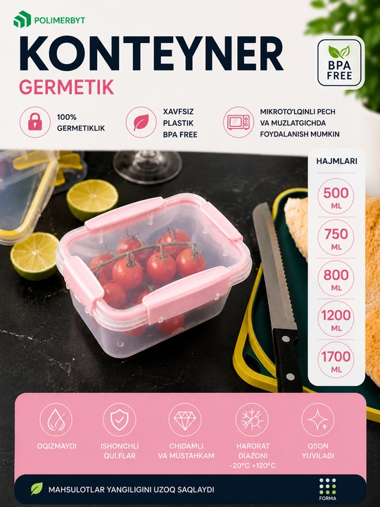 Butterfly Bright germetik konteyneri