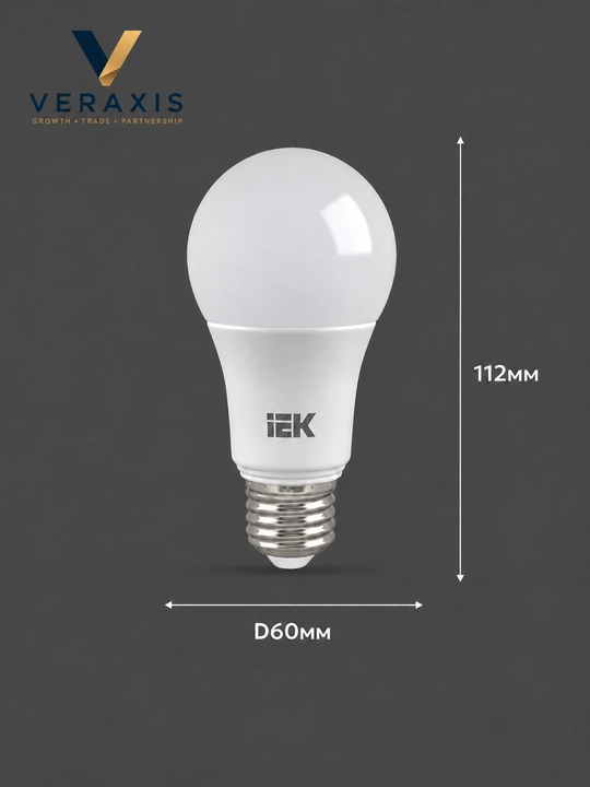 Lampa светодиодная LED A60 E27 9-20Вт 6500К 230В, энергосберегающая лампочка А+