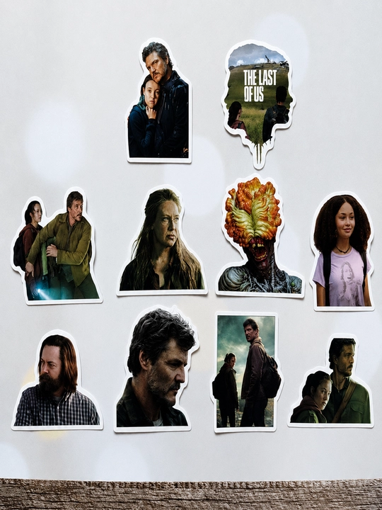 Наклейки The Last of Us, по сериалу "Один из нас", 10 шт, рандом - 