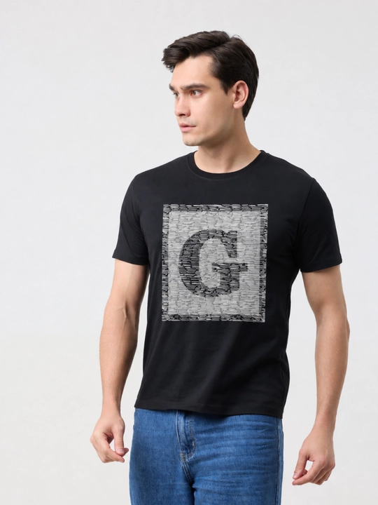 Erkaklar futbolkasi Garant GP120 G printli zamonaviy model