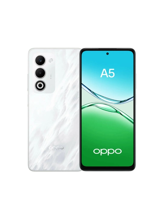 Smartfon OPPO A5 NFC 6/128GB, 8/256GB, 90Hz, 5000mAh, 45W, Aurora Green, Mist White
