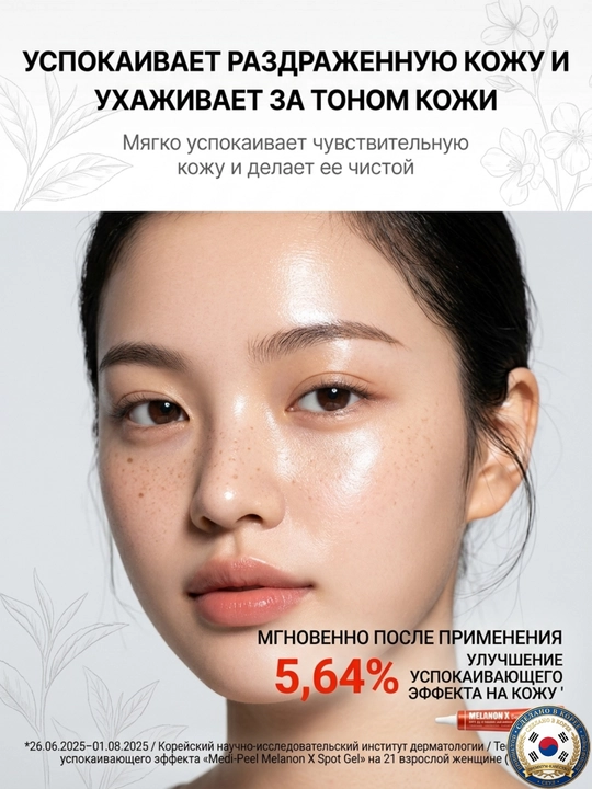 MEDIPEEL Melanon X Spot Gel с ниацинамидом и ретиналем против пигментации и морщин, 15 мл