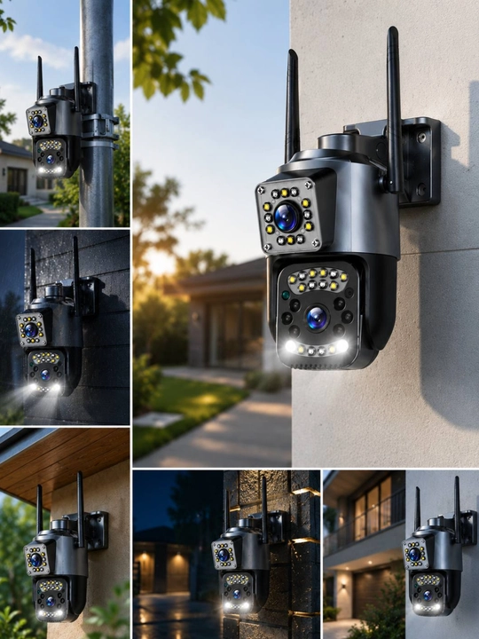 Это V380 Smart Net Camera — умная Wi-Fi камера видеонаблюдения для дома и улицы