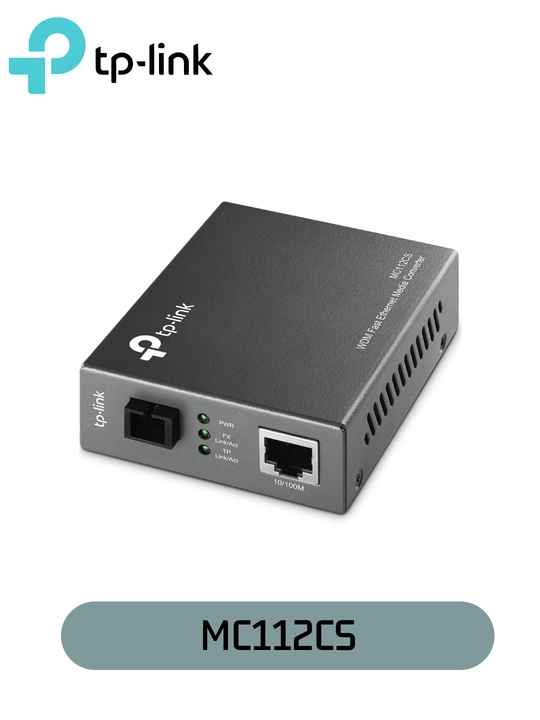 Порт TP-Link MC112CS WDM Fast Ethernet Media Converter SC, однорежимный оптоволоконный - 