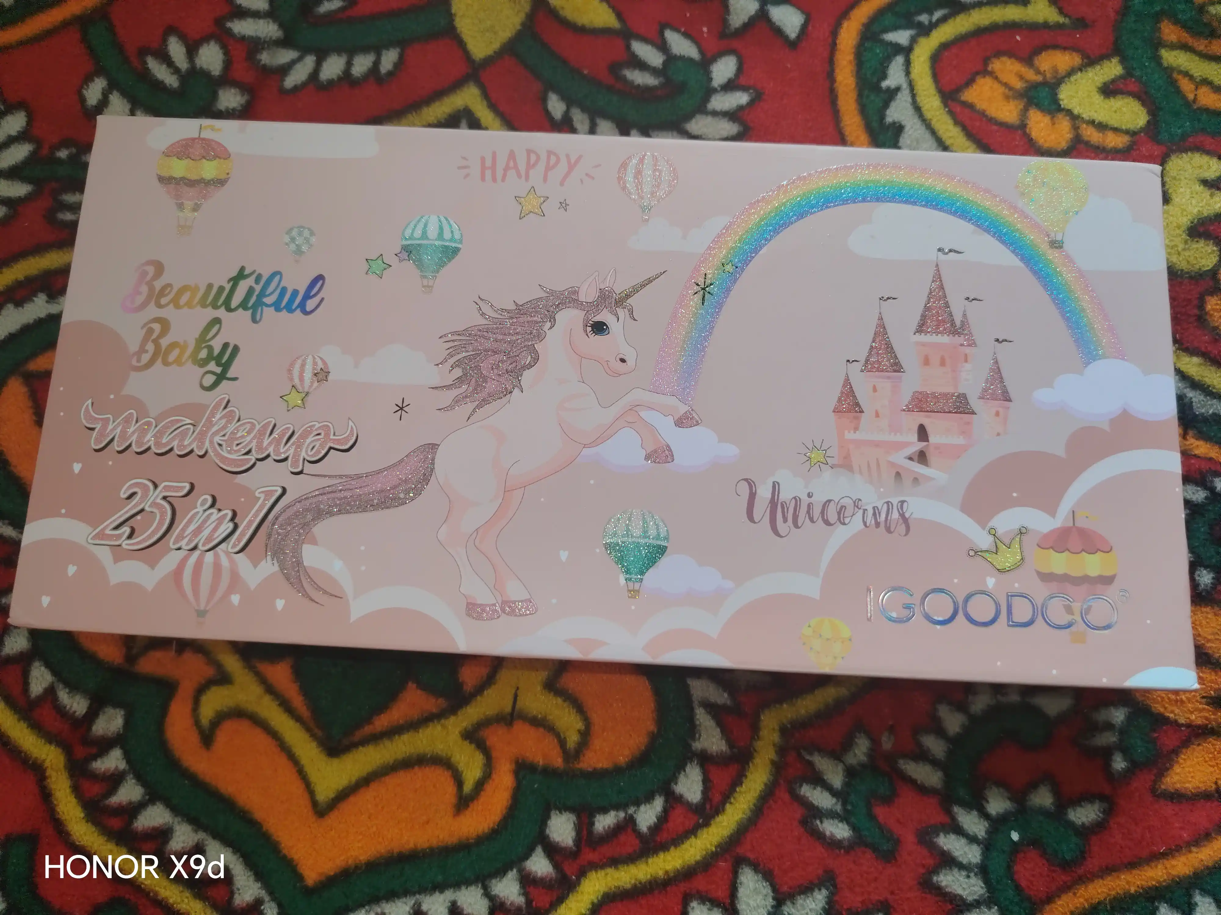 Набор детской декоративной косметики для девочки, для макияжа, лак, тени, помада, блеск