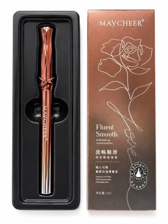 Подводка для глаз Maycheer, водостойкая, точная линия, черный eyeliner