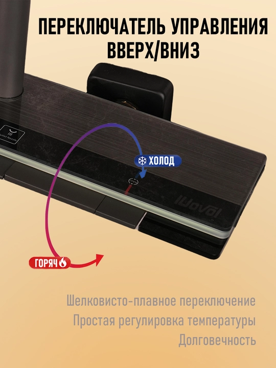 Современная душевая система премиум-класса с клавишным переключением (пианино) и подсветкой