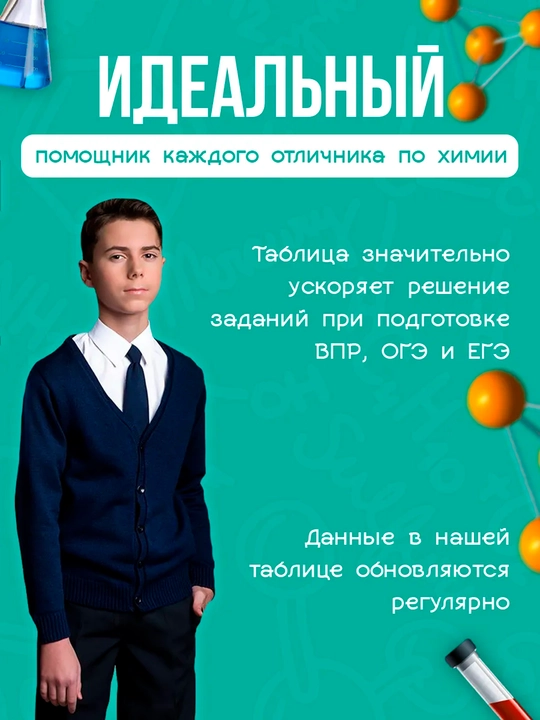 A4 Таблица Менделеева растворимости, химия таблица периодическая таблица элементов пособие