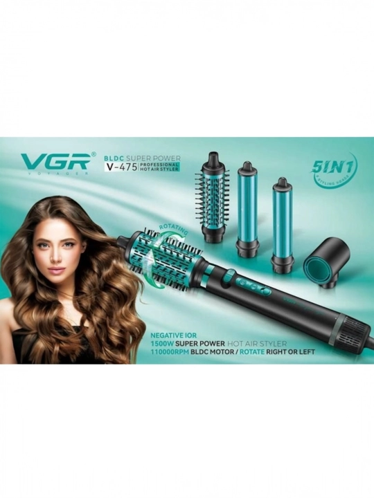 Fen stayler 5in1, VGR-475,  professional soch quritish vositasi ayollar uchun