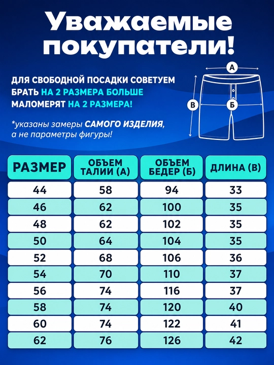 Трусы мужские, набор 3 и 4 шт, мягкие, повседневные