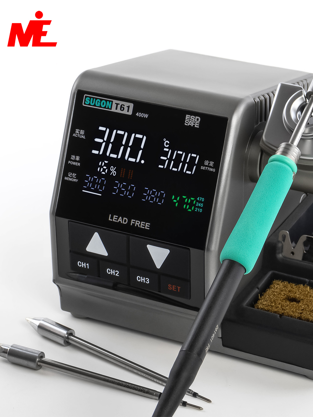 Sugon T61 400W raqamli displeyli payvandlash stansiyasi ESD Safe