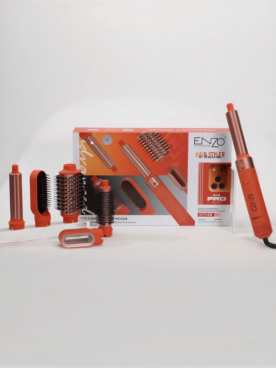 Fen stayler 6in1, ENZO, professional soch quritish vositasi ayollar uchun
