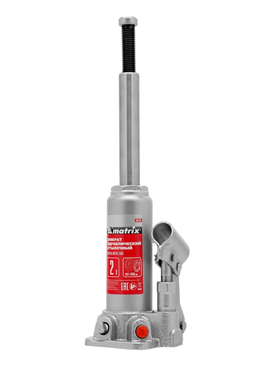 MTX butilkali gidravlik domkrat, 2 tonna, ko‘tarilish balandligi 181-345 mm, plastmassa g‘ilofda, 507509