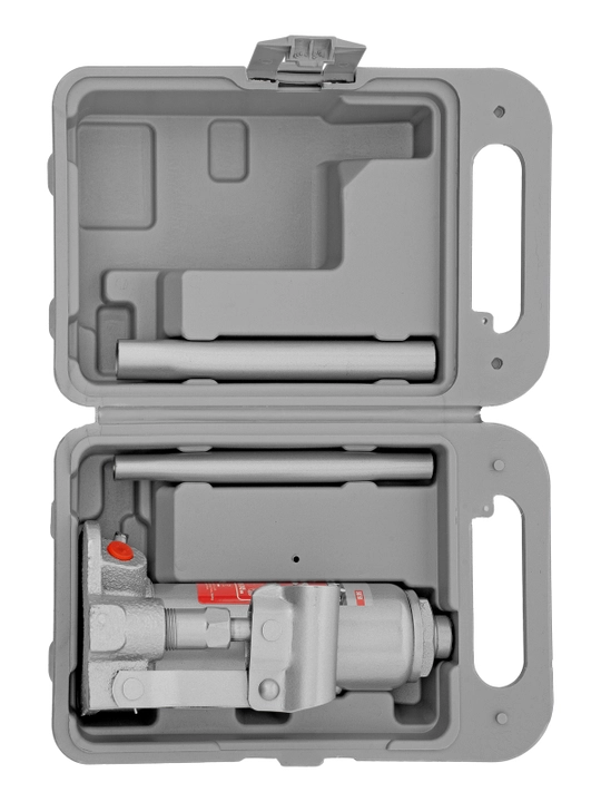 MTX butilkali gidravlik domkrat, 2 tonna, ko‘tarilish balandligi 181-345 mm, plastmassa g‘ilofda, 507509
