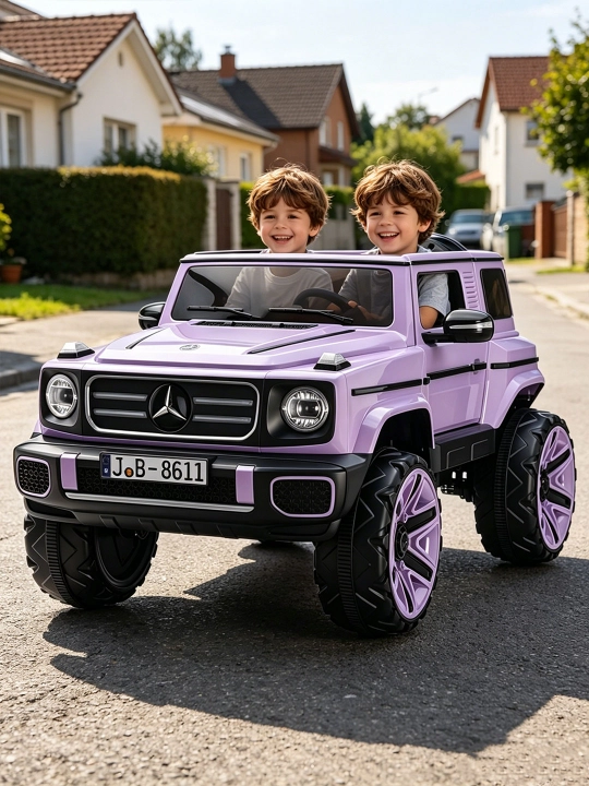 UTV 12V bolalar elektromobili, 2.4GHz pult, LED, 35 kg gacha, 2-13 yosh, USB AUX musiqa