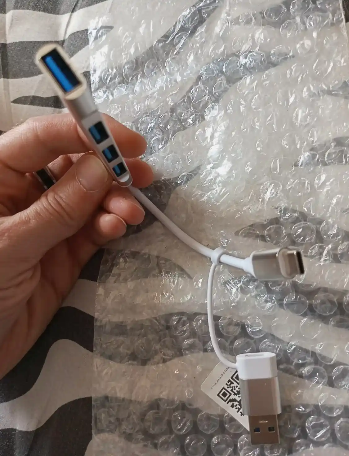 4-портовый USB HUB 3.0, адаптер Type-C, концентратор для компьютера, планшета и телефона
