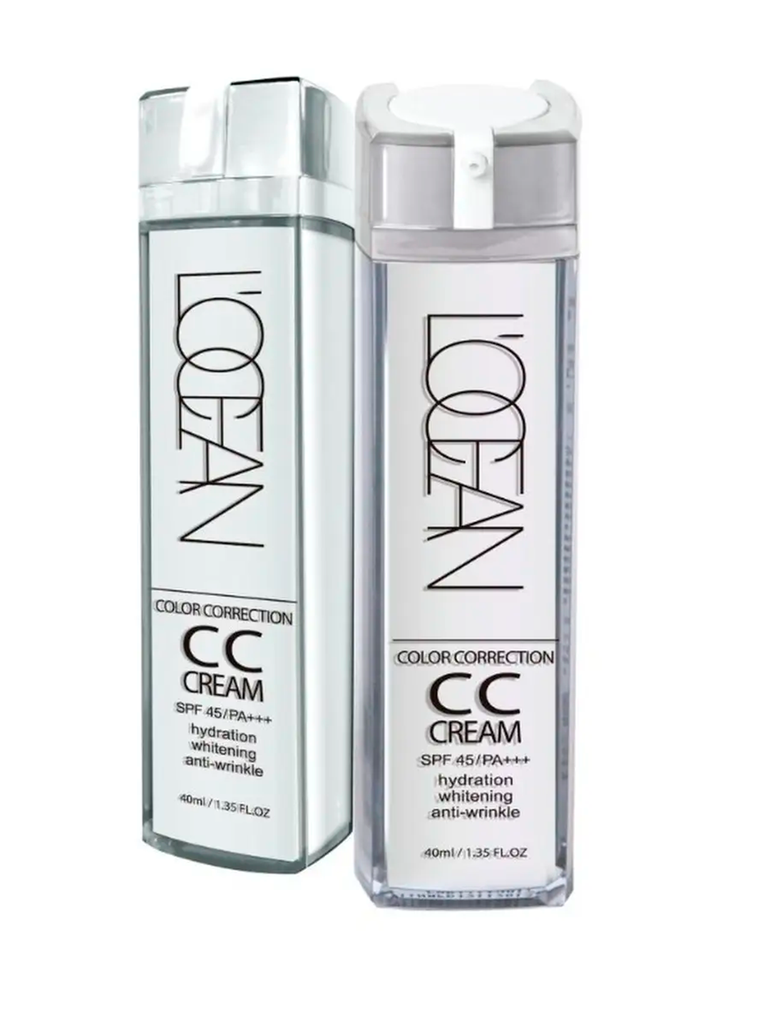 L'OCEAN Ko'p funksiyali namlovchi CC krem ​​rangni to'g'irlovchi CC SPF45/PA+++, 40 ml