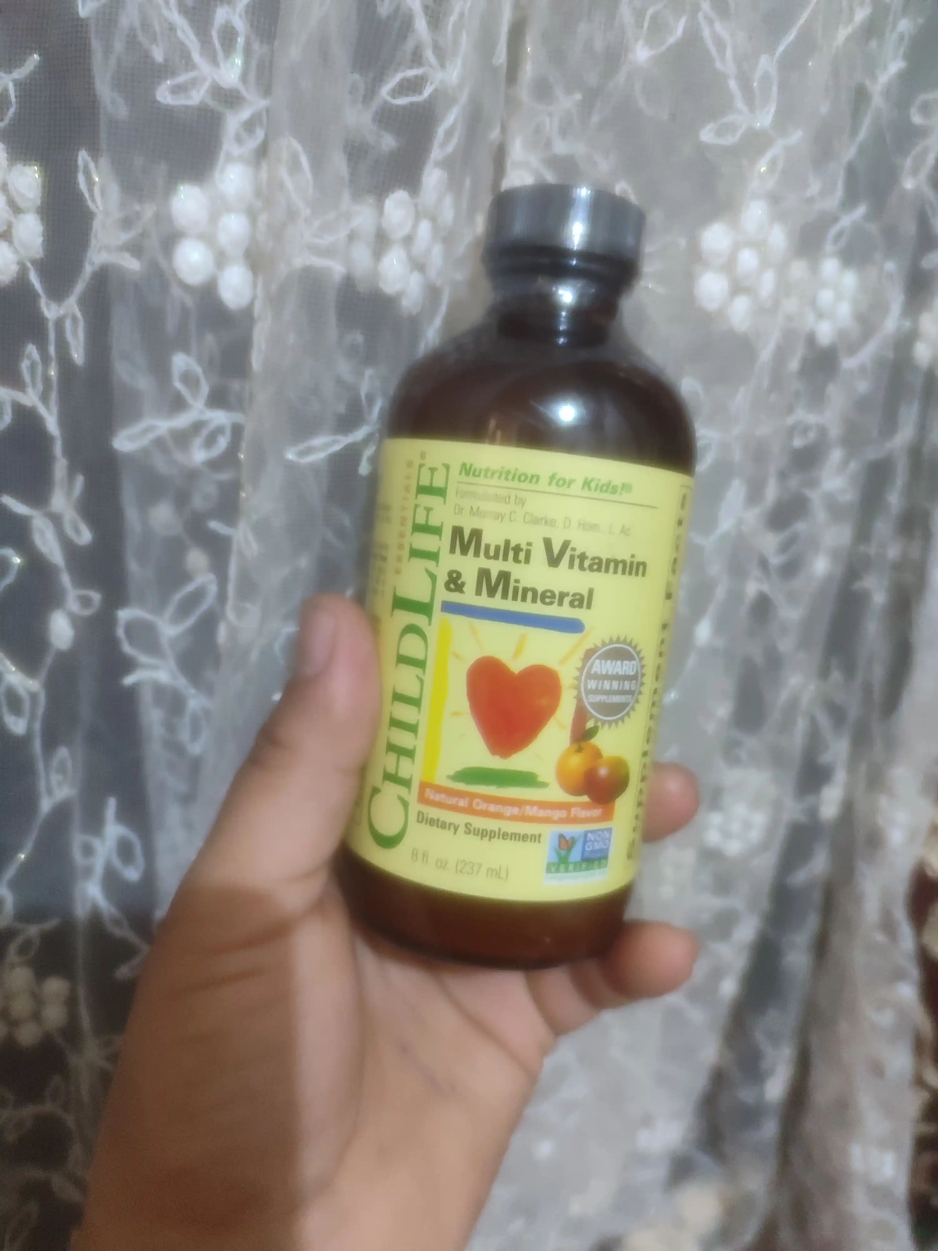 ChildLife Essentials Мультивитамины и минералы, натуральный вкус апельсина и манго, 237 мл