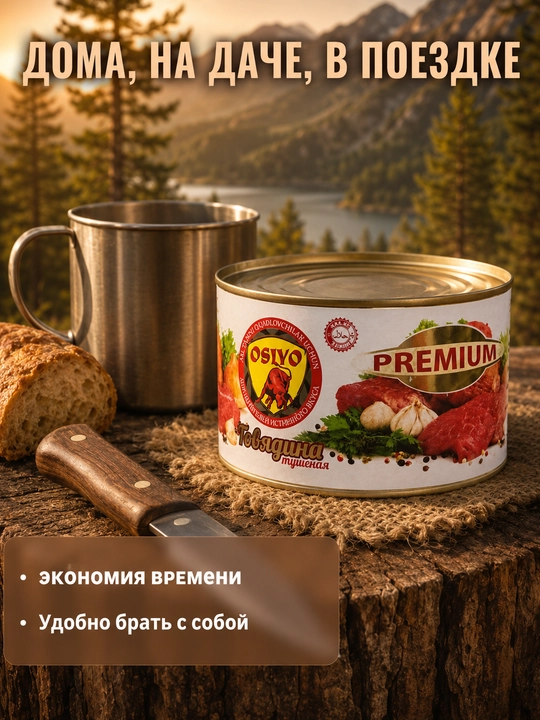 Mol go'shti tushenkasi Osiyo "PREMIUM" 325 gr