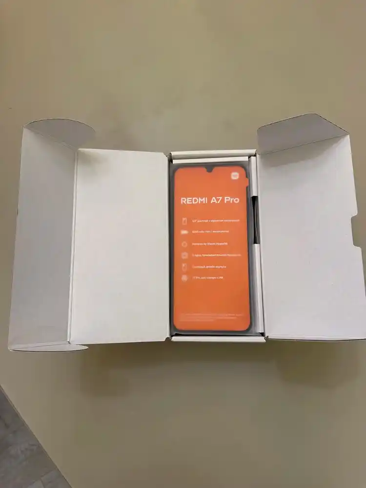 Телефон Redmi A7 Pro, 6000 мАч 15 Вт, 6,9" LCD 120Hz, 2x сим + UZIMEI
