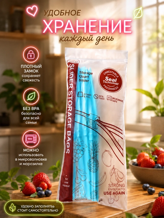 Зип пакеты с замком Zip Lock, многоразовые упаковочные пакеты razmer: 230X160 sm