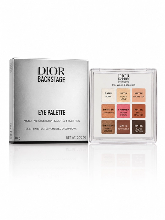 Палетка теней для век в тёплых оттенках для профессионального макияжа -Dior Eye Palette003