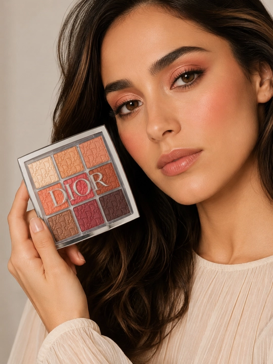 Палетка теней для век в тёплых оттенках для профессионального макияжа -Dior Eye Palette003