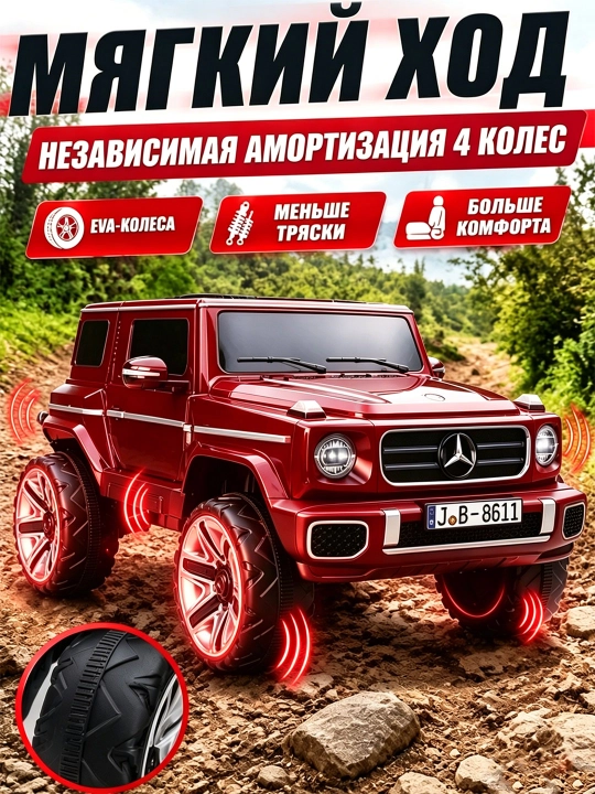 Детский электромобиль UTV 12V, пульт 2.4GHz, LED, до 35 кг, 2–13 лет, музыка USB AUX