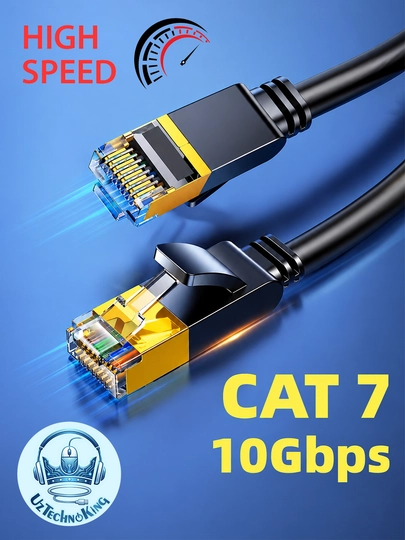 Tarmoq LAN kabeli CAT 7, Ethernet patch kabeli Internet kabeli, RJ45, UTP - 