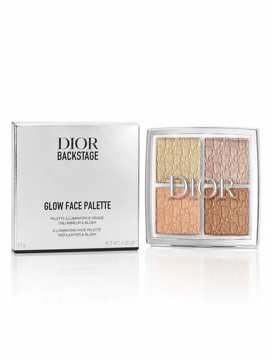 Yuzni konturlash va yoritish uchun paletka,4 rangli -Dior backstage face palette 002 glitz