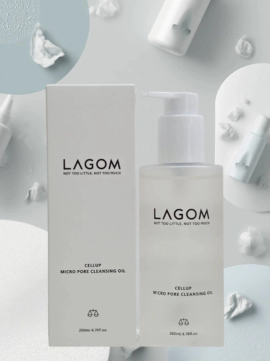 Lagom Cellup Micro Pore Cleansing Oil 200 ml – chuqur tozalovchi yuz yog‘i