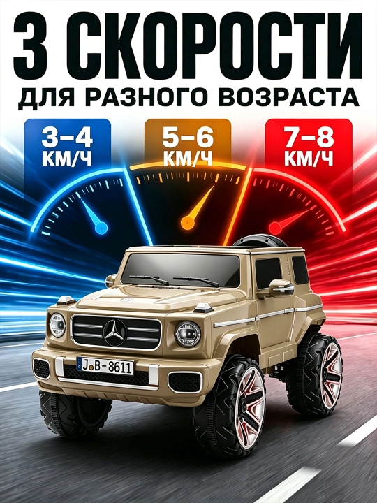 UTV 12V bolalar elektromobili, 2.4GHz pult, LED, 35 kg gacha, 2-13 yosh, USB AUX musiqa