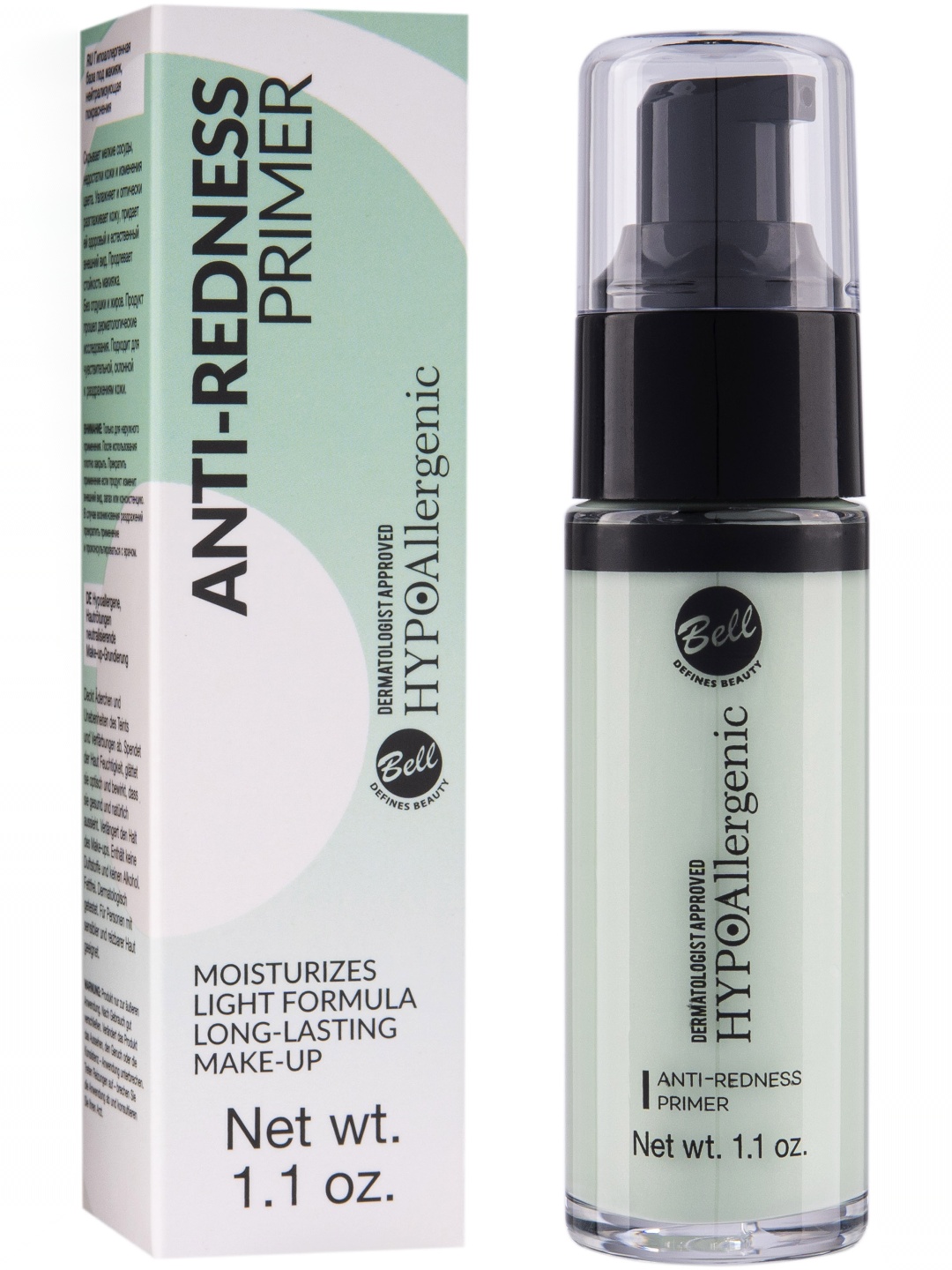 BELL HYPOALLERGENS ANTI-REDNESS pardoz asosi, 30g - 