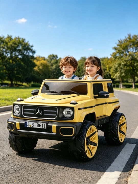 Детский электромобиль 24V 4WD, пульт управления, 2 места, EVA колёса