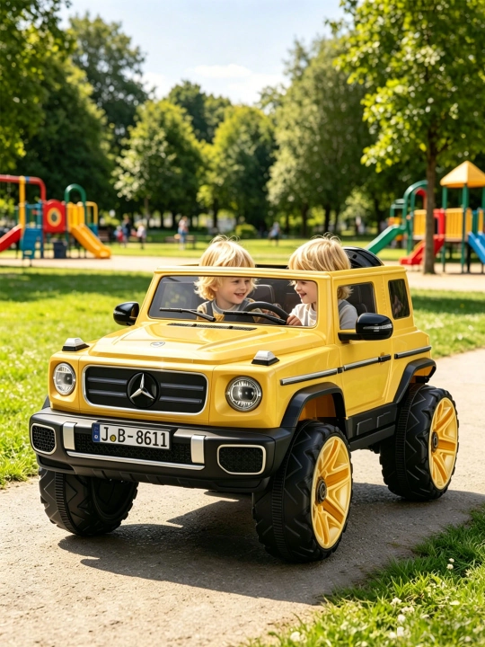Детский электромобиль 24V 4WD, пульт управления, 2 места, EVA колёса