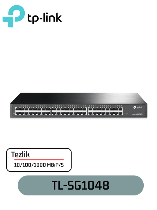 TP-Link TL-SG1048 48-портовый гигабитный коммутатор для установки в стойку - 