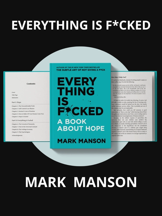 Книга: “EVERYTHING IS FUCKED”: A Book About Hope Mark Manson английский язык