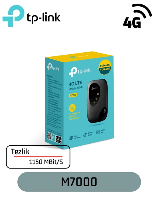 Мобильный Wi-Fi роутер TP-Link M7010 4G LTE (MiFi) - 