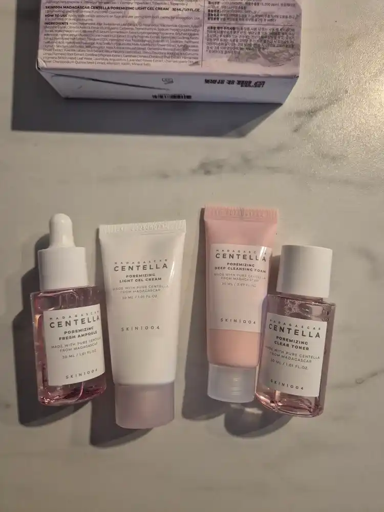SKIN1004 Centella Travel Kit набор миниатюр — Poremizing / Tea-Trica / Hyalu-Cica,