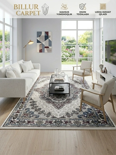 Betakror gulli zamonaviy gilam, mehmonxona, bolalar xonasi, yotoqxona, oshxonaga mos - 
