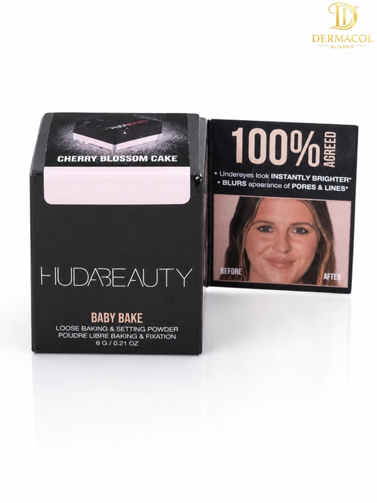 Рассыпчатая пудра для фиксации макияжа Huda Beauty Baby Bake Cherry Blossom Cake